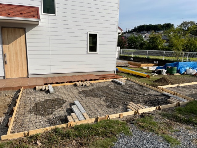 土間洗い出し 八王子市