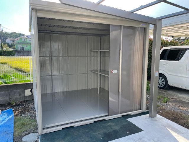 大型物置設置 八王子